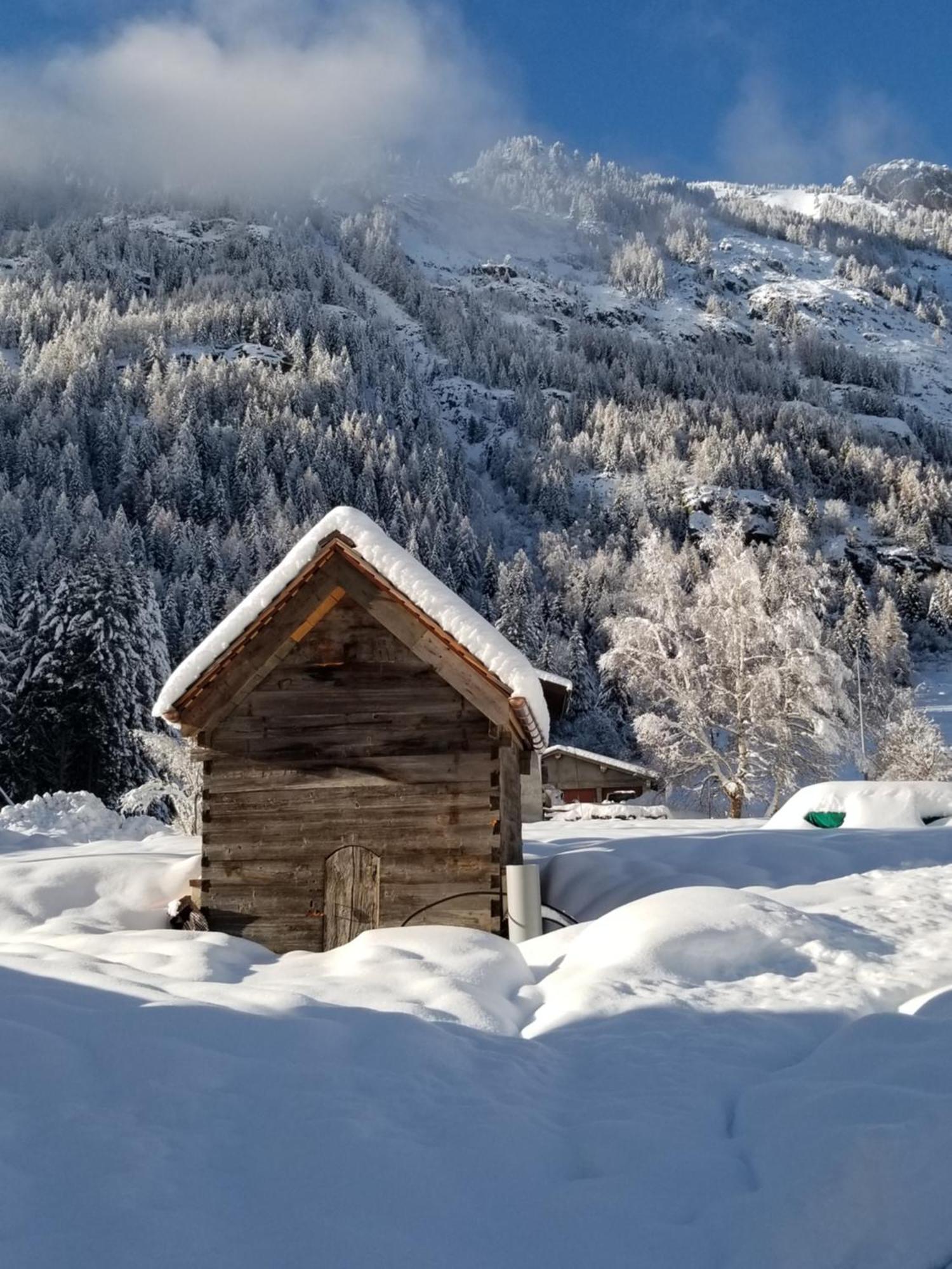 Chalet Walser A Vallorcine 13 Kms Chamonix France Exteriör bild
